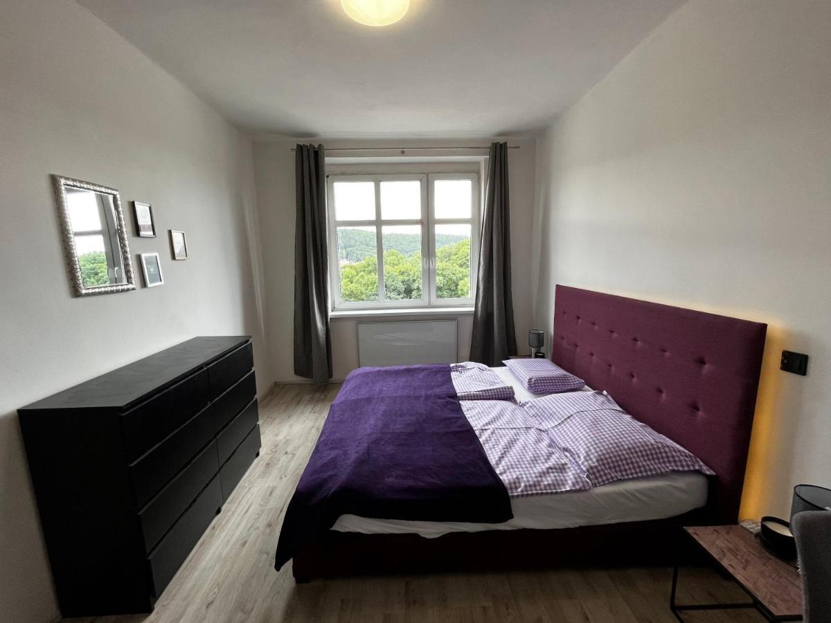 קרלובי וארי Large 3 Bedroom Apartment With City Skyline View מראה חיצוני תמונה